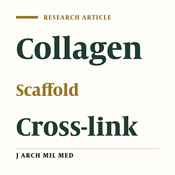 The Effect of Cross-Linking Agents and Collagen Concentrations on Properties of Collagen Scaffolds