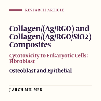 Preparation and Biological Activity of New Collagen Composites, Part III. Collagen/(Ag/RGO) and Collagen/(Ag/RGO/SiO2) Composites