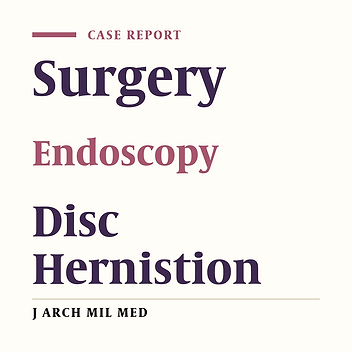 Feasibility and Success Rate of Lumbar Full-Endoscopic Discectomy: A Preliminary Report From a Military Hospital