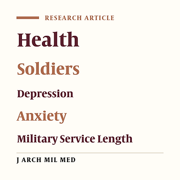 Average Military Service Length and Soldiers’ General Health