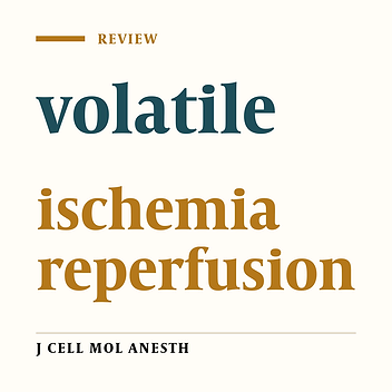 The effect of volatile anesthetics on myocardial ischemia/reperfusion: a review and meta-analysis