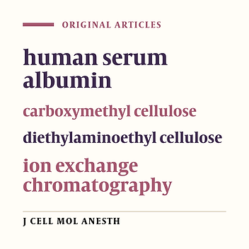 Purification of Human Serum Albumin by Ion Exchange Chromatography