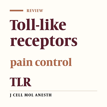 The role of Toll-like receptors in pain control