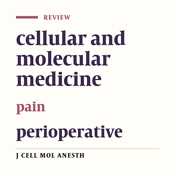 Perioperative Pain: Molecular Mechanisms and Future Perspectives