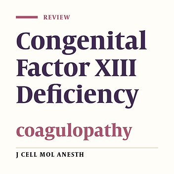 Burden of Congenital Factor XIII Deficiency in Iran
