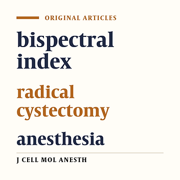 Evaluation of outcome in sticking upper limit and lower limit in BIS monitoring for radical cystectomy