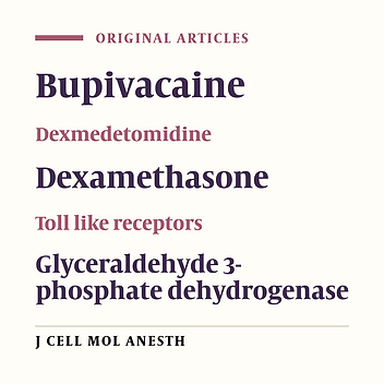 Effect of bupivacaine and combination with dexmedetomidine and dexamethasone on mice neural apoptosis