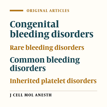 Prevalence of Rare and Common Bleeding Disorders in Kurdistan Province of Iran