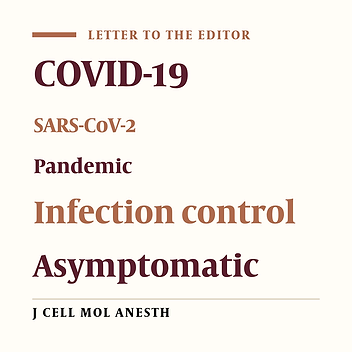 In Case of COVID-19 Pandemic, Treat Every Patient Referred to Operating Room as a COVID-19 One