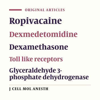 The effects of Ropivacaine and its Combination with Dexmedetomidine and Dexamethasone on Neural Apoptosis