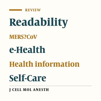 The Readability of Online Health Information on Middle East Respiratory Syndrome Coronavirus Disease