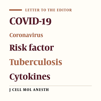 Can COVID-19 Be a risk factor for tuberculosis? COVID-19 and tuberculosis