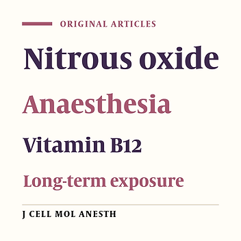 Adverse Effects of Nitrous Oxide on Vitamin B12 Levels in Health Care Personnel of ESIC Tertiary Care Hospital