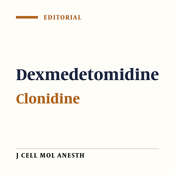 Dexmedetomidine or Clonidine: Action Expresses Priorities