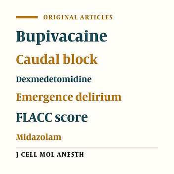 Impact of Caudal Dexmedetomidine Versus Midazolam on Preventing Emergence Delirium after Sevoflurane Anesthesia in Pediatric Patients: A Prospective Randomized Trial