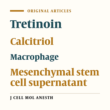 Comparison of the Modulated Effects of Tretinoin and Calcitriol Treated Mesenchymal Stem Cell Supernatant on Macrophage Functions