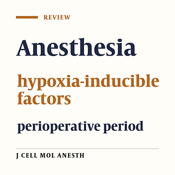 Regenerative Medicine And Perioperative Hypoxic Organ Damage: Targeting Hypoxia-Inducible Factors