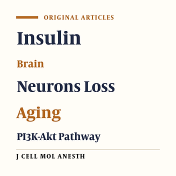 Insulin Can Improve the Normal Function of the Brain by Preventing the Loss of the Neurons