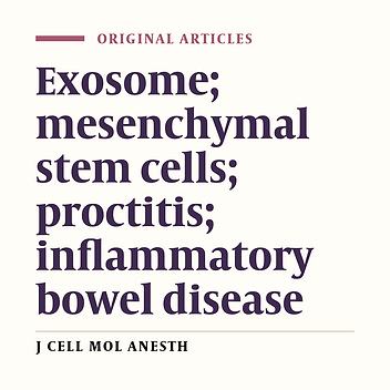 Human Umbilical Cord Mesenchymal Stem Cells-Derived Exosomes Can Alleviate the Proctitis Model Through TLR4/NF-Kb Pathway