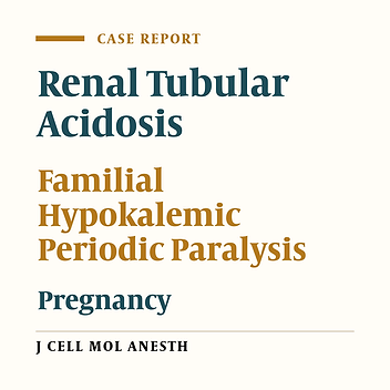 A Rare Case of Renal Tubular Acidosis (type 1 Distal) in Pregnancy