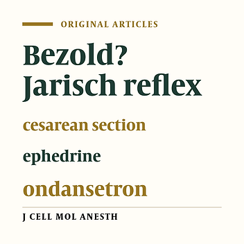 Ephedrine Versus Ondansetron in the Prevention of Hypotension During Cesarean Section: A Randomized, Double Blind, Placebo-Controlled Trial: Spinal induced hypotension in parturients