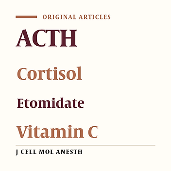 Effect of Vitamin C on Serum Cortisol after Etomidate Induction of Anesthesia