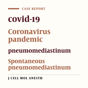 COVID-19-Related Spontaneous Pneumomediastinum: An Atypical Manifestation