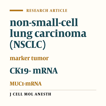 Predictive Molecular Blood Biomarkers in Non-Small Cell Lung Cancer