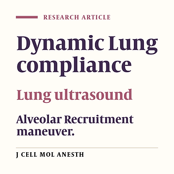 Lung Ultrasound Versus Dynamic Lung Compliance to Detect the Optimum Positive End-Expiratory Pressure After Alveolar Recruitment for Patients Undergoing Laparoscopic Gastric Sleeve Surgery: A Randomized Trial