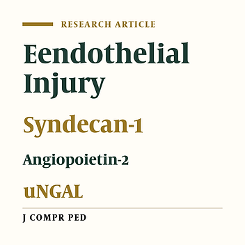 Endothelial Injury in Paediatric Sepsis-associated Acute Kidney Injury
