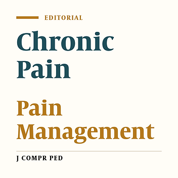 Pediatric Chronic Pain Management: Steps Toward a Neglected Area