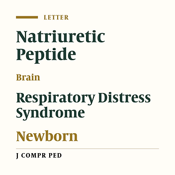 Use of Brain Natriuretic Peptide in Predicting Severity of Respiratory Distress Syndrome in Neonates