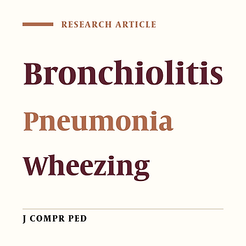 Epidemiology, Clinical, and Laboratory Characteristics of Bronchiolitis in Hospitalized Children