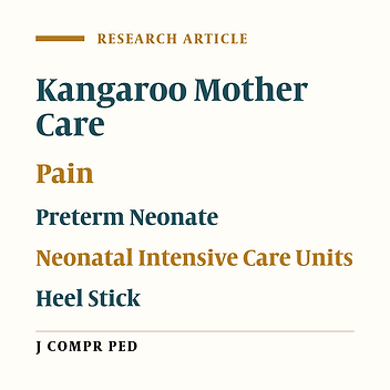 The Effect of Kangaroo Mother Care on Pain From Heel Lance in Preterm Newborns Admitted to Neonatal Intensive Care Unit: a Crossover Randomized Clinical Trial