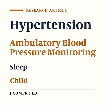 Correlation Between Sleep Quality and Blood Pressure Changes in Iranian Children