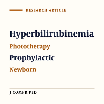Prophylactic Versus Therapeutic Phototherapy in Very Low Birth Weight Infants