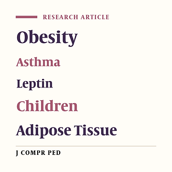 The Serum Level of Leptin in Patients with Obesity: Asthmatic and Non-Asthmatic Children