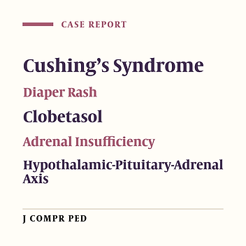Iatrogenic Cushing’s Syndrome Caused by Topical Corticosteroid Application and Its Life Threatening Complications