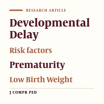 The Incidence of Motor Developmental Delay in High Risk Infants and Most Effective Risk Factors in This Regard