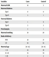 Association Between Perinatal Risk Factors and Development of Type 1 Diabetes in Children