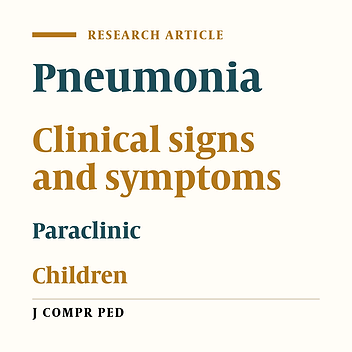 Prevalence of Pneumonia in Patients Hospitalized in the Pediatric Ward of Masih Daneshvari Hospital, Tehran-Iran
