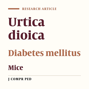 Metabolic Effects of Glucose Lowering Substance of Urtica Dioica on Normal and Diabetic Mice, and Patients with Type I Diabetes Mellitus