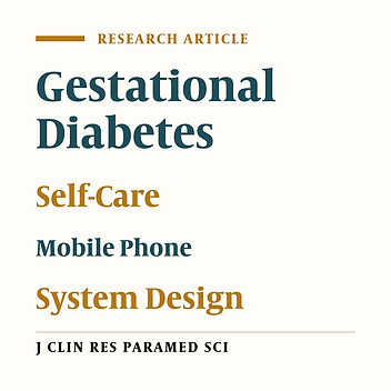 Design and development of gestational diabetes self-care system based on mobile phone
