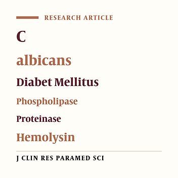 Evaluation of Extracellular Enzyme Activities in Candida albicans Isolated From Patients with Diabetes Mellitus