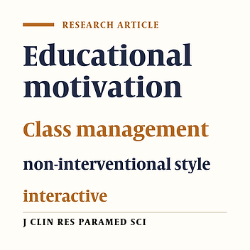 The study of  Relationship between Leadership styles of Classroom Management with Academic Motivation in Kermanshah University of Medical Sciences students in  2015-2016