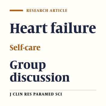 Effect of educational intervention through group discussion on self-care behavior in the heart failure patients