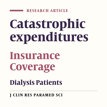 Factors affecting catastrophic expenditures of dialysis patients referred to Ayatollah Taleghani Hospital in Urmia  in 2014