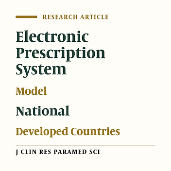 An Applied Review Model of  Electronic Prescription System in ‎Developed Countries