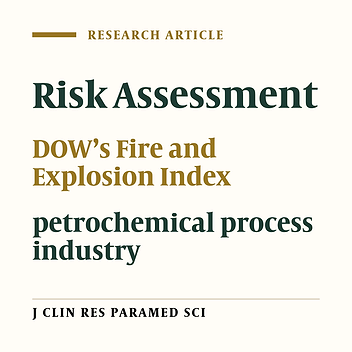 Evaluation of fire and explosion risk by Dow’s fire and explosion index in Kermanshah Petrochemical,2014