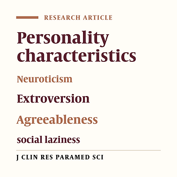 Cover image of the article: Relationship between components Five Factor Mod Personality and Social laziness employees Kermans University of Medical Sciences in 2014